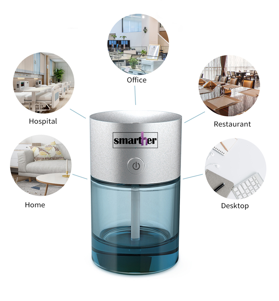 Dispenser cu senzor pentru dezinfectare maini, roz - eMAG.ro